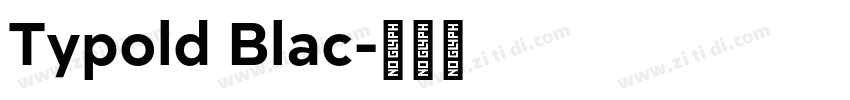 Typold Blac字体转换